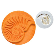 Tampon décoratif COQUILLAGE bois rond ø 4 cm