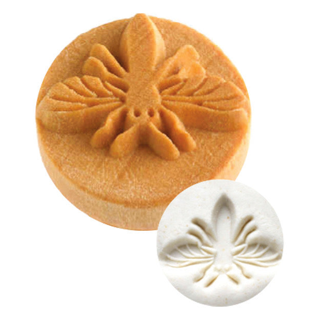 Tampon décoratif ABEILLE bois rond ø 2,5 cm - L = 5cm