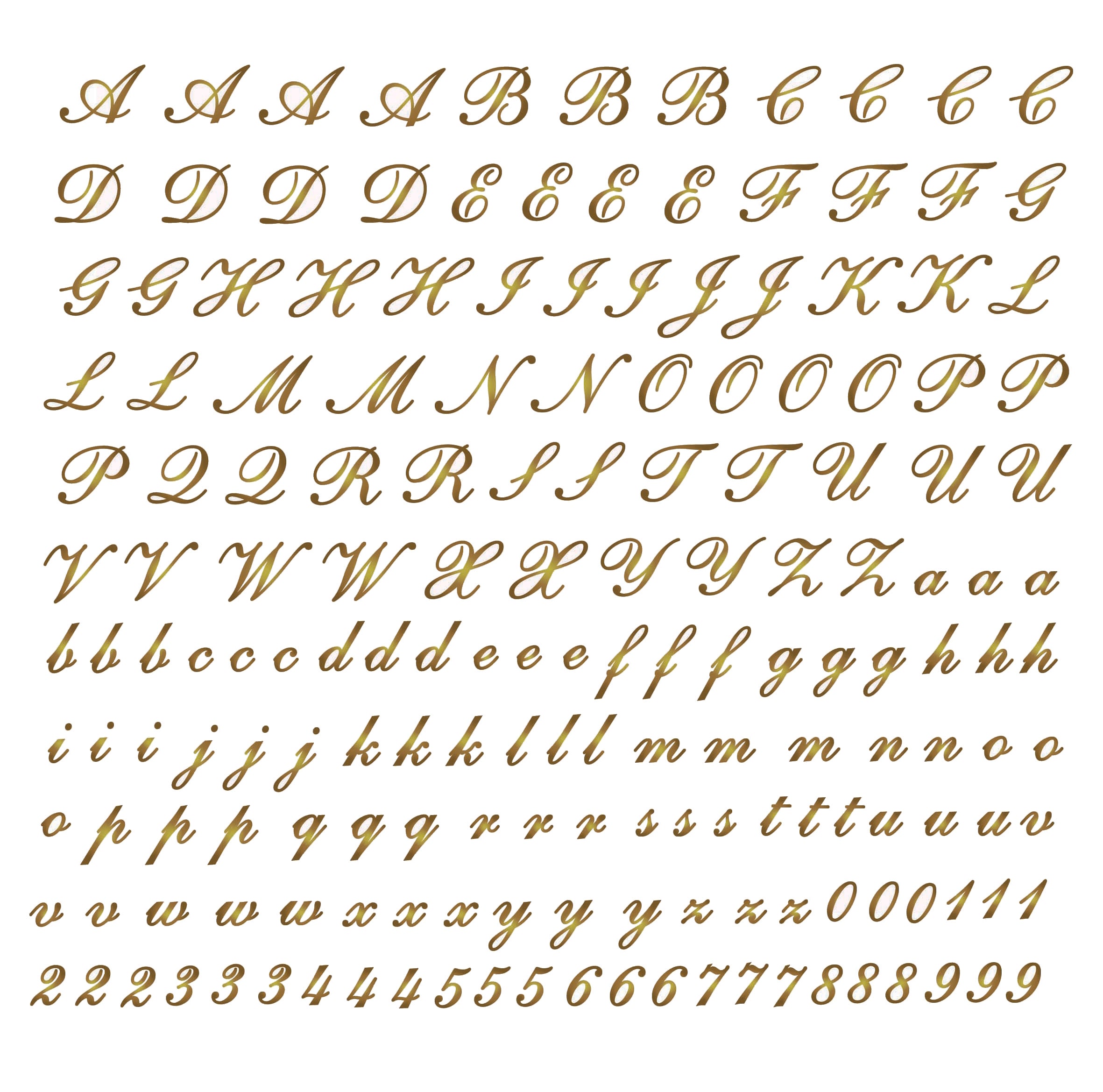 ABC D'OR.176motifs.10/15mm maxi**