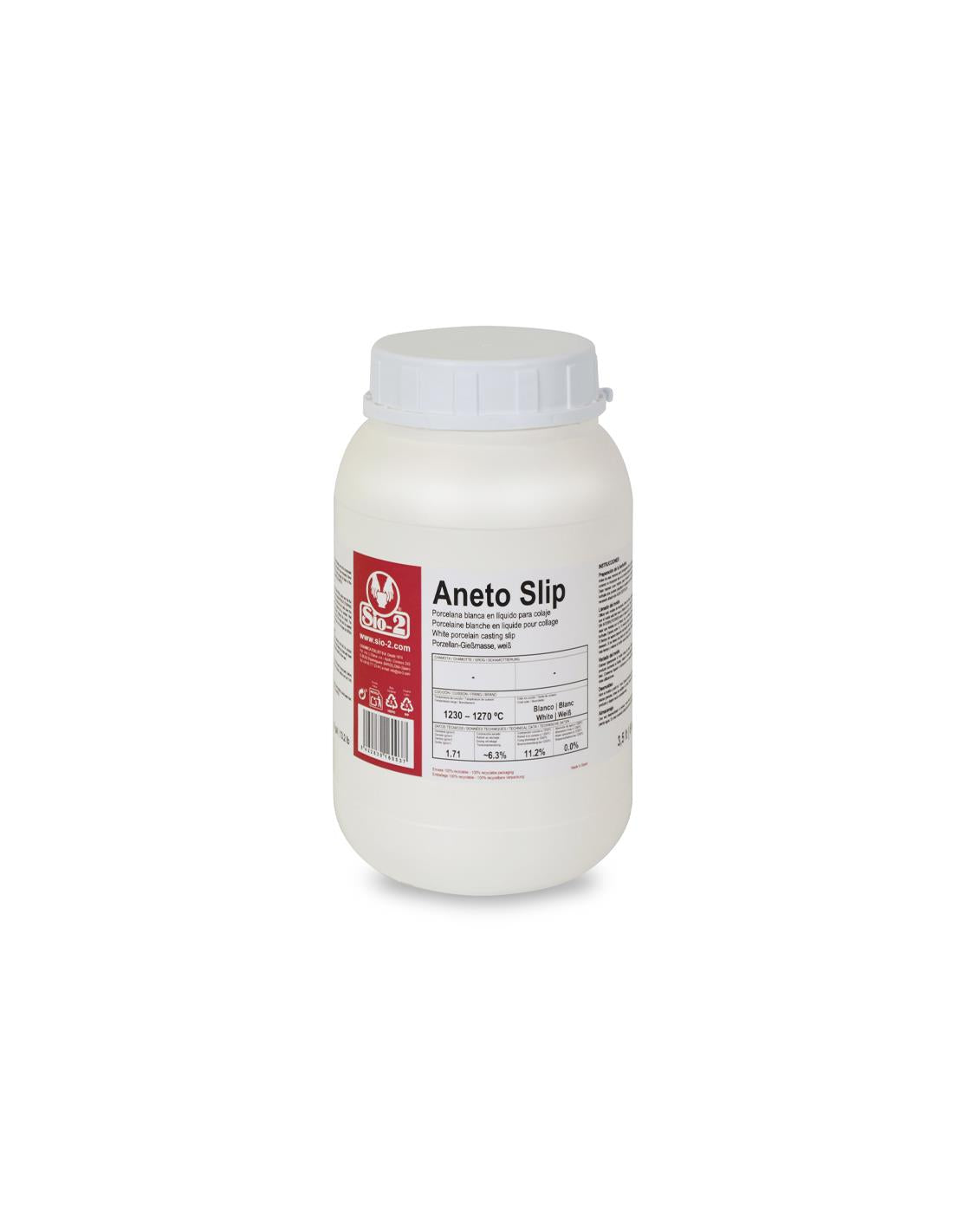 ANETO PORZELLAN-SCHÜSSEL WEISS 3,5L