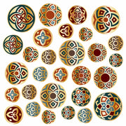 ARABIC.29motifs.Dim.20/40mm maxi**