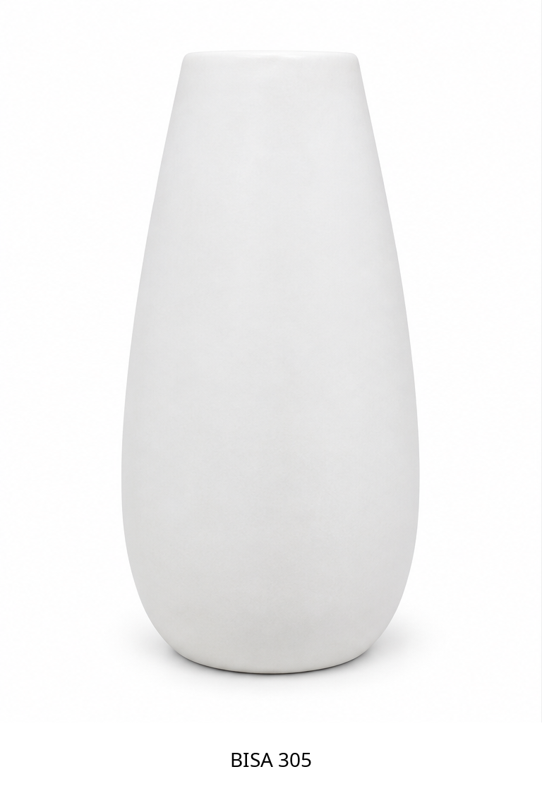 Biscuit Vase bombe H 16,8cm