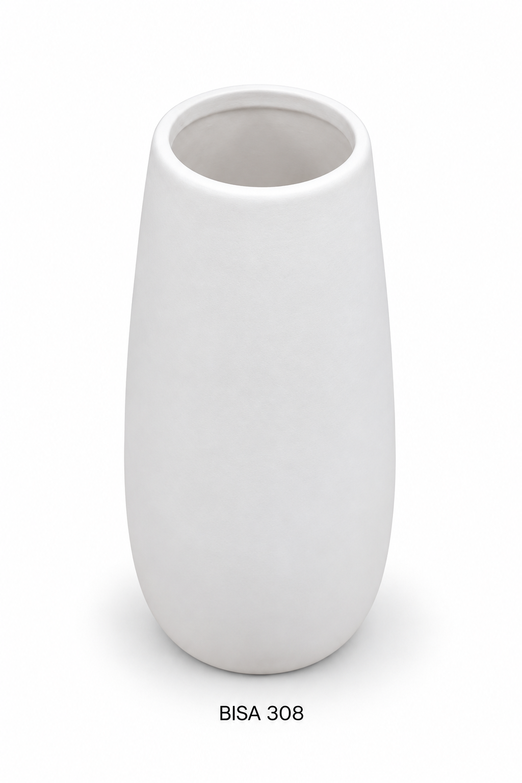 Biscuit Vase asymétrique H 21,5cm