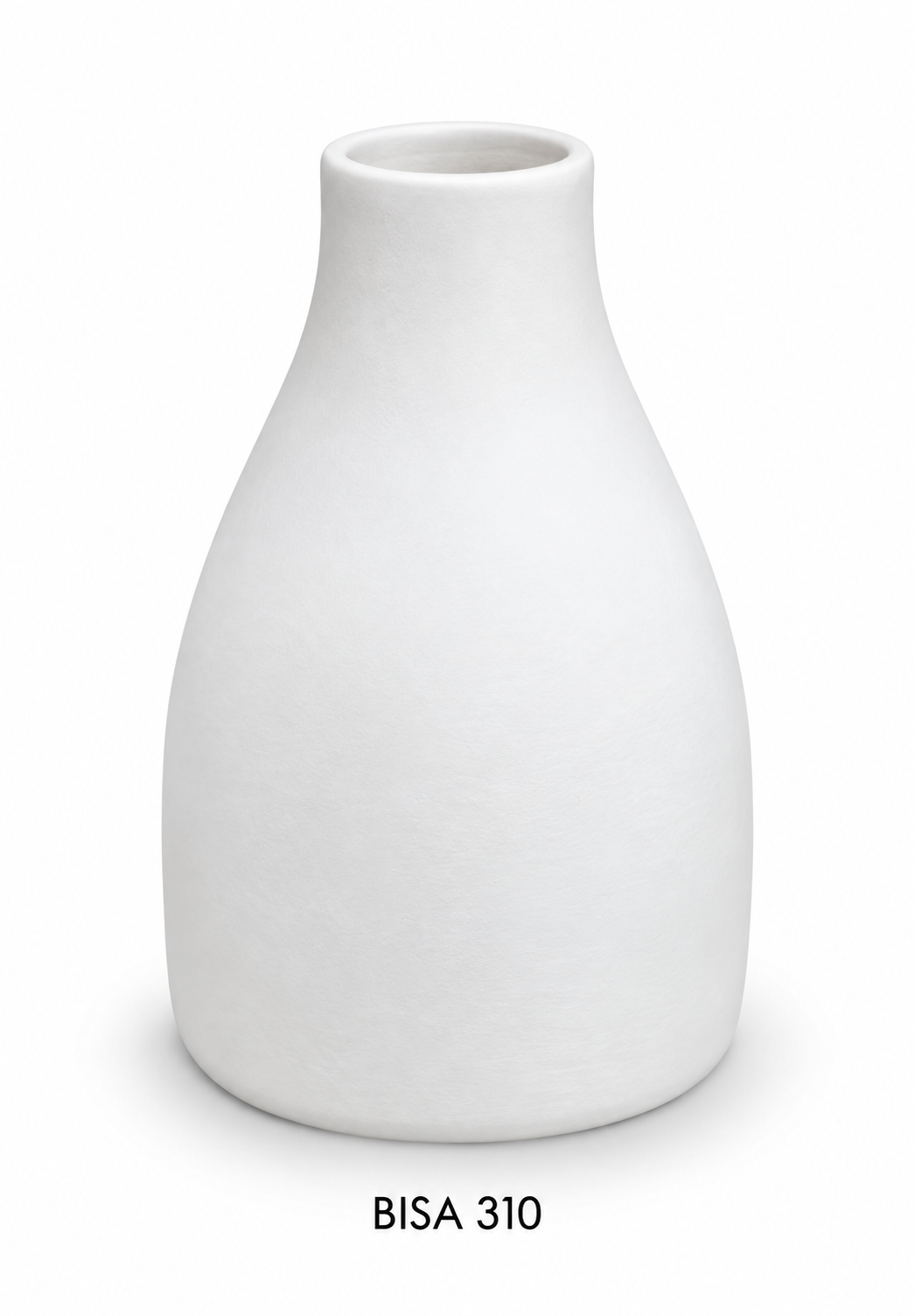 Biscuit Petit vase col étroit H 10cm
