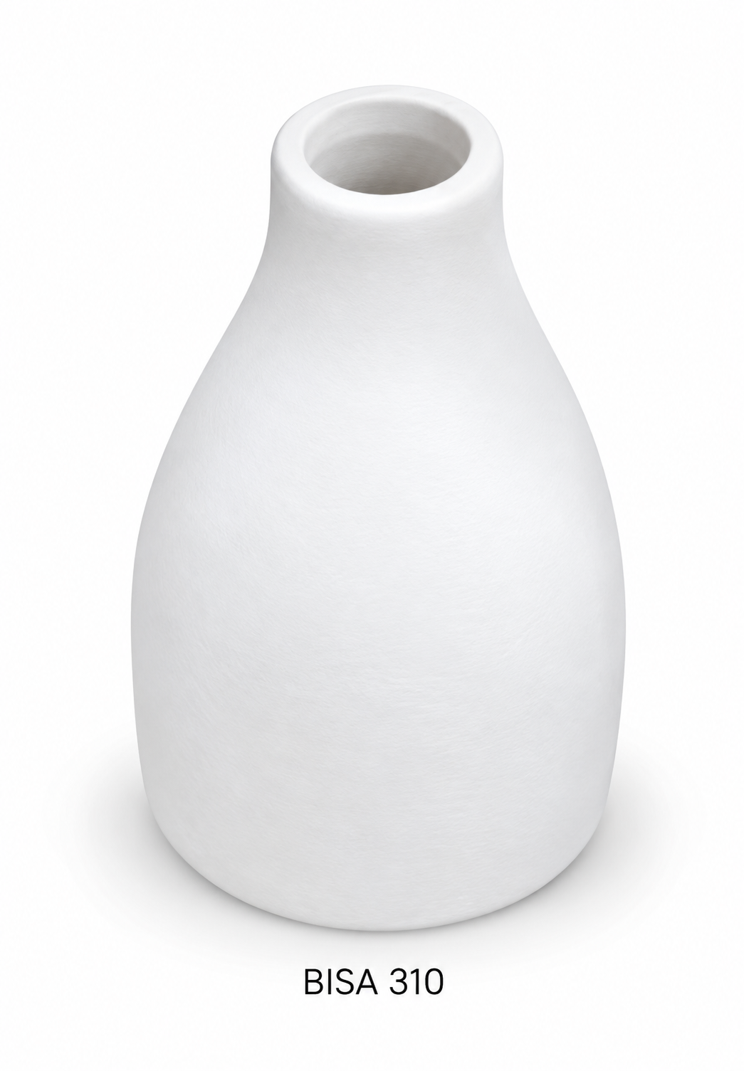 Biscuit Petit vase col étroit H 10cm