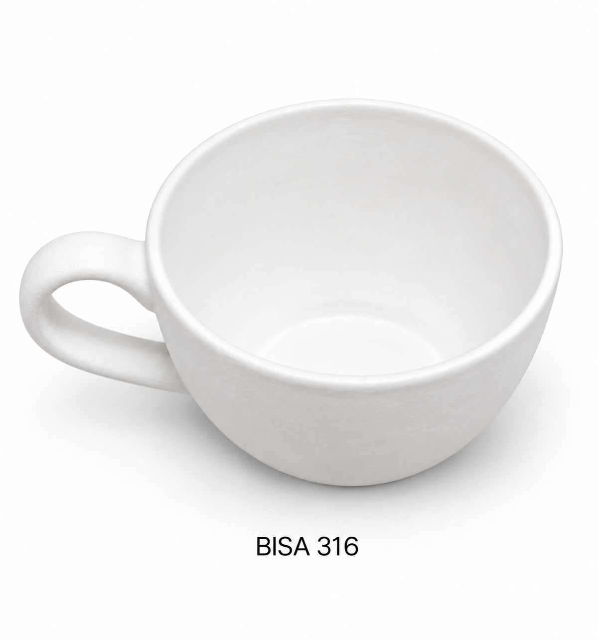Biscuit Tasse avec anse D10,2cm H7cm