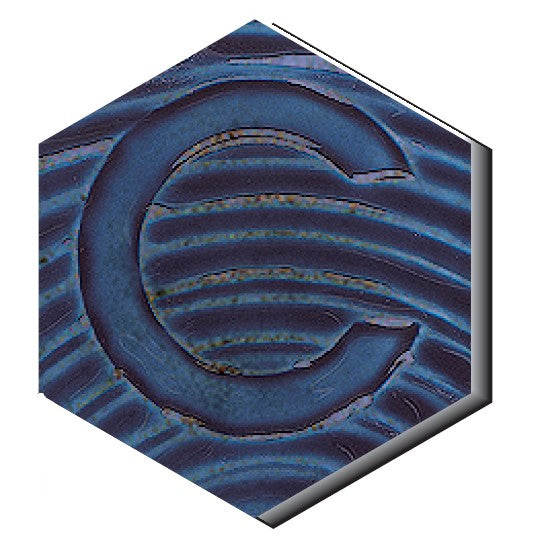 Émail satiné opaque faïence Ceradel - A-16 Bleu antique