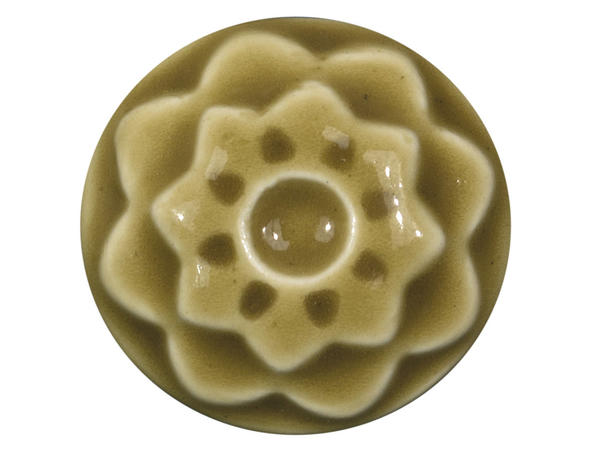 Émail brillant transparent grès & porcelaine Amaco – C32 Ochre