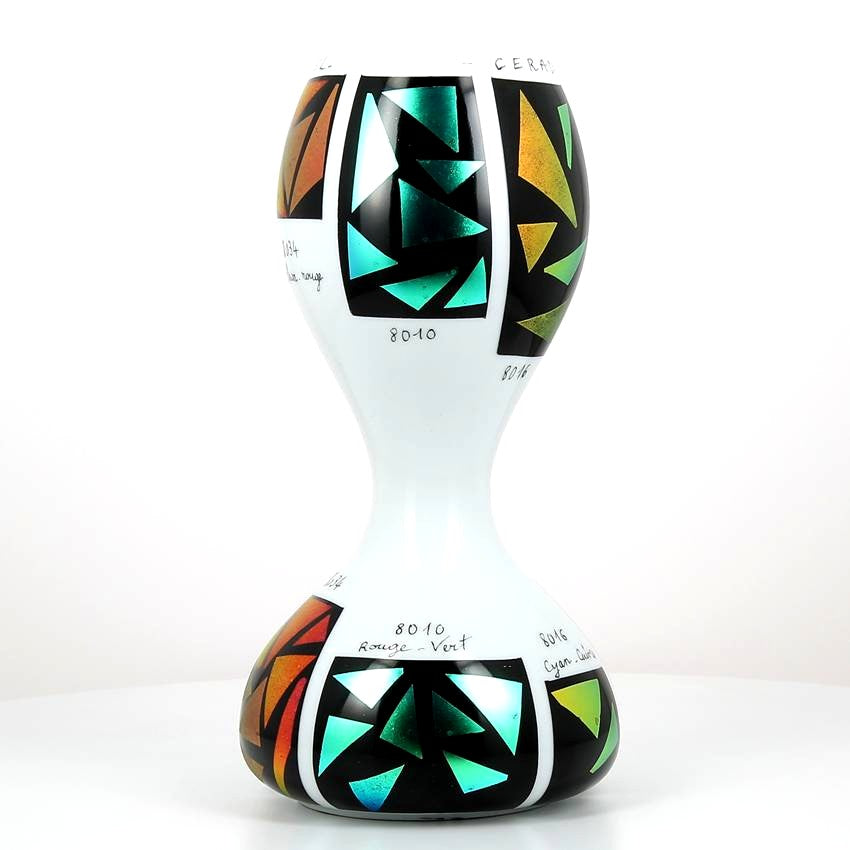 CHROMO DICHRO ROUGE-VERT DIM.10X10cm