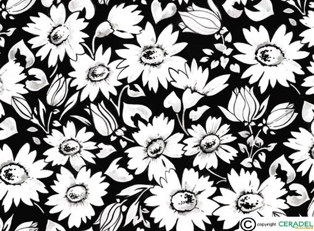 CRAZY DAISY CHINTZ DIM.50X70cm/750-850°C