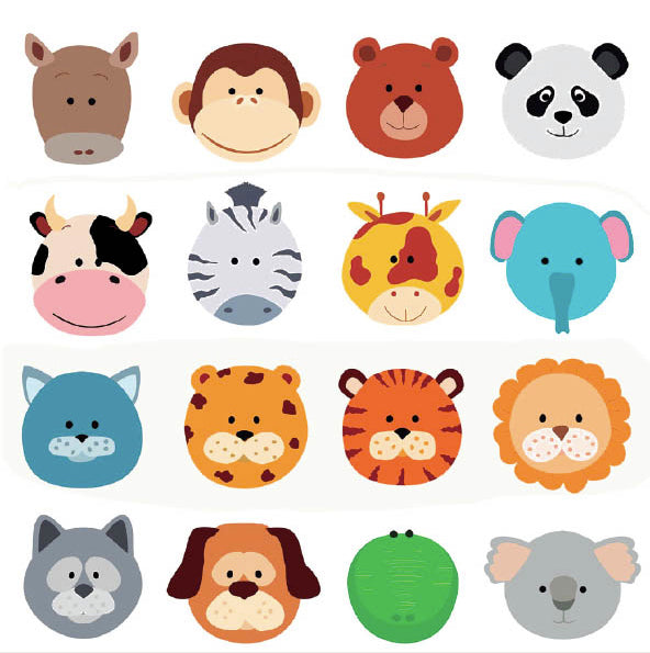 DESSINS ANIMES.16motifs.45mm maxi**