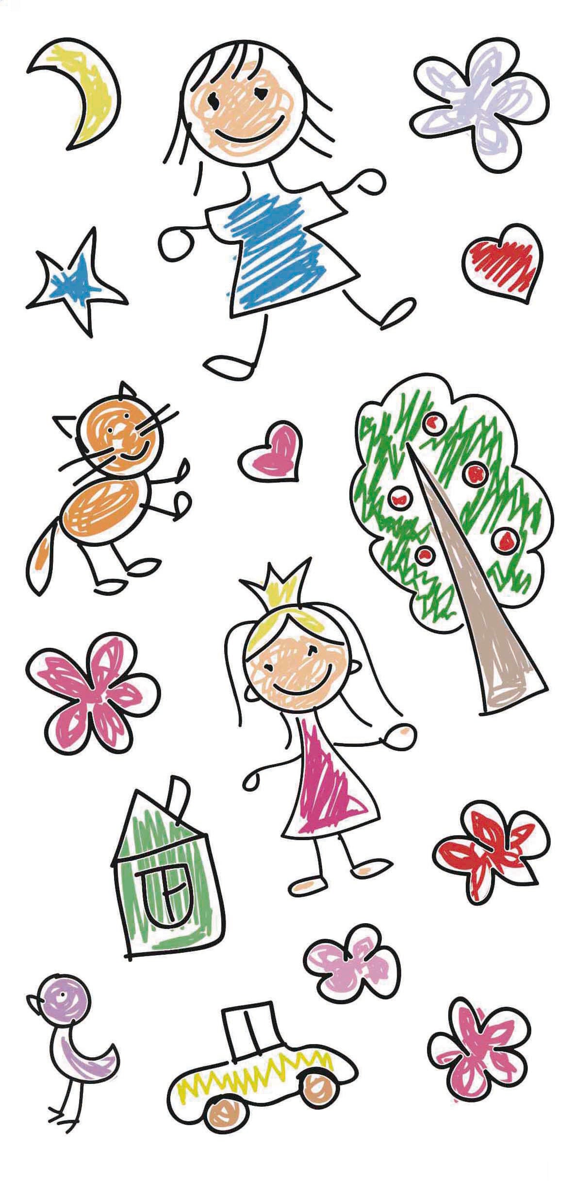 DESSINS D'ENFANTS.16motifs.10/55mm maxi**