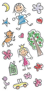 DESSINS D'ENFANTS.16motifs.10/55mm maxi**