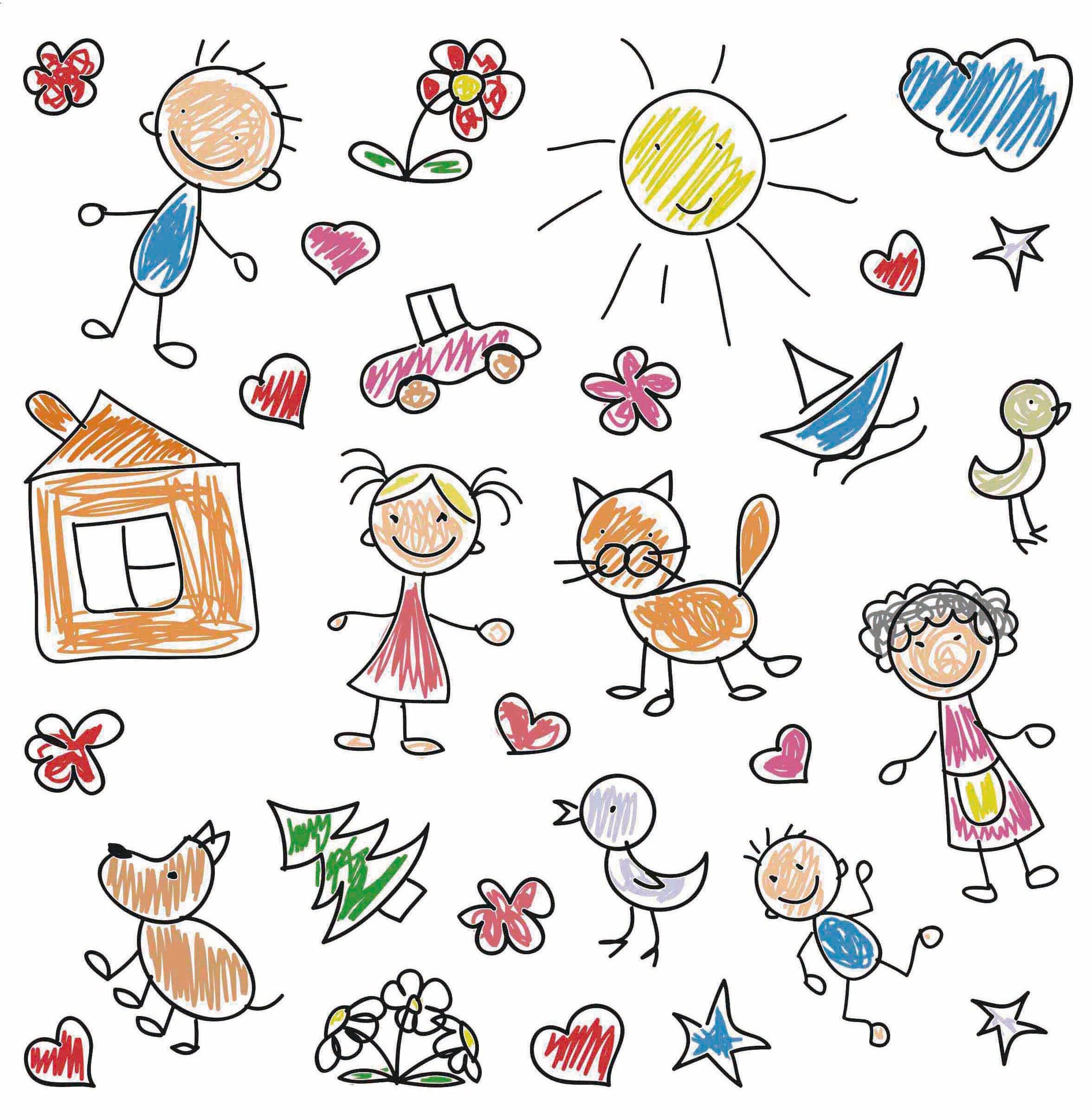 DESSINS D'ENFANTS.30motifs.10/60mm maxi**
