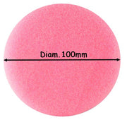 DISQUE MOUSSE ROSE Ø100mm