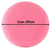 DISQUE MOUSSE ROSE Ø85mm