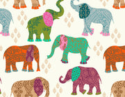 ELEPHANTS CHINTZ Dim.50x70cm/750-850°C