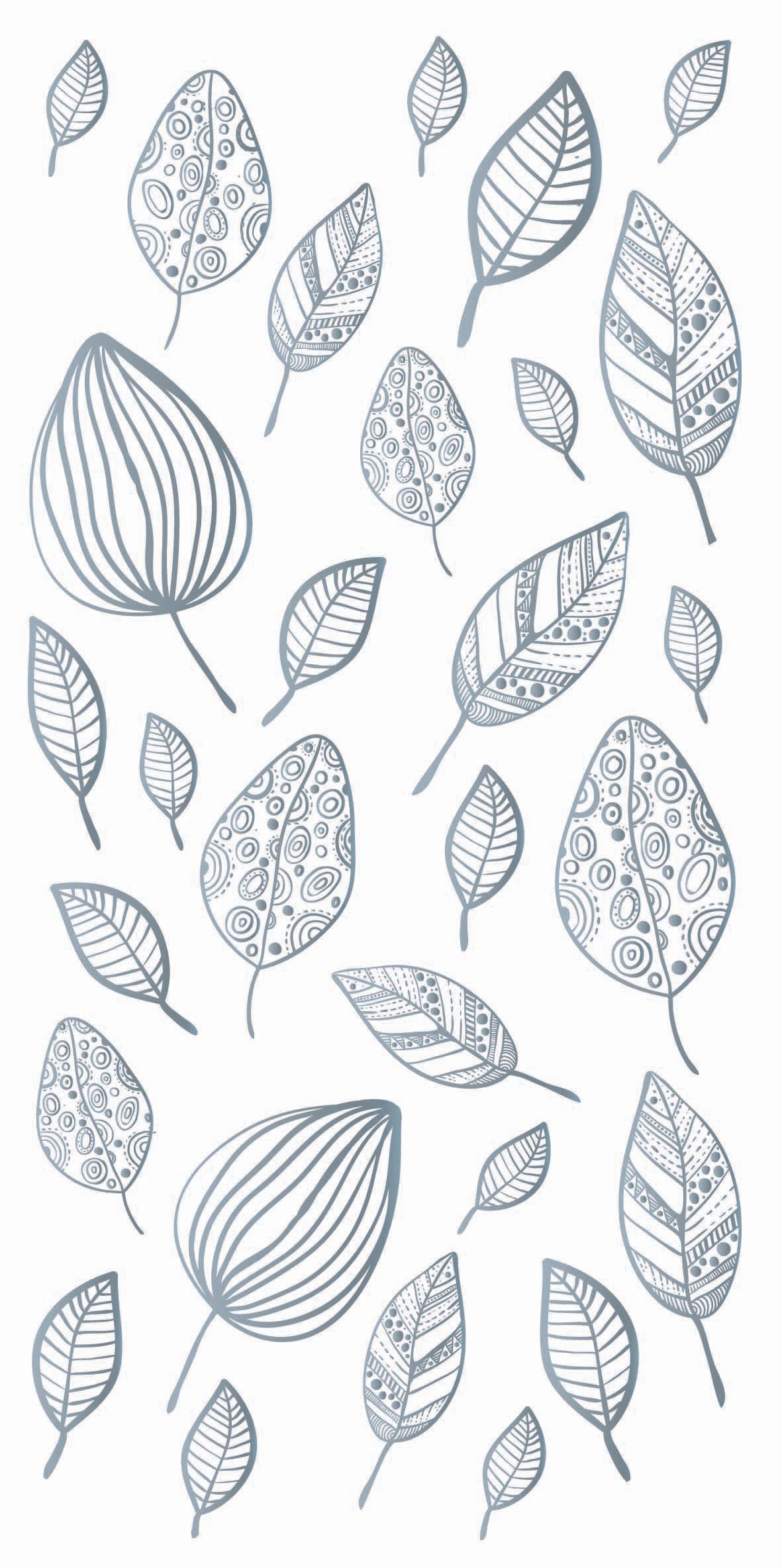 FEUILLAGE D'PLATINE.29motifs.15/50mm maxi**