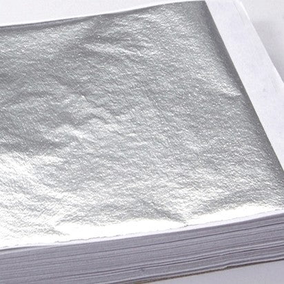FEUILLES D'ARGENT Dim.95X95mm/25Fles 999/0.029gr