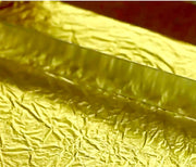 FEUILLES D'OR JAUNE Dim.80X80mm/25Fles 22carats/0.014gr