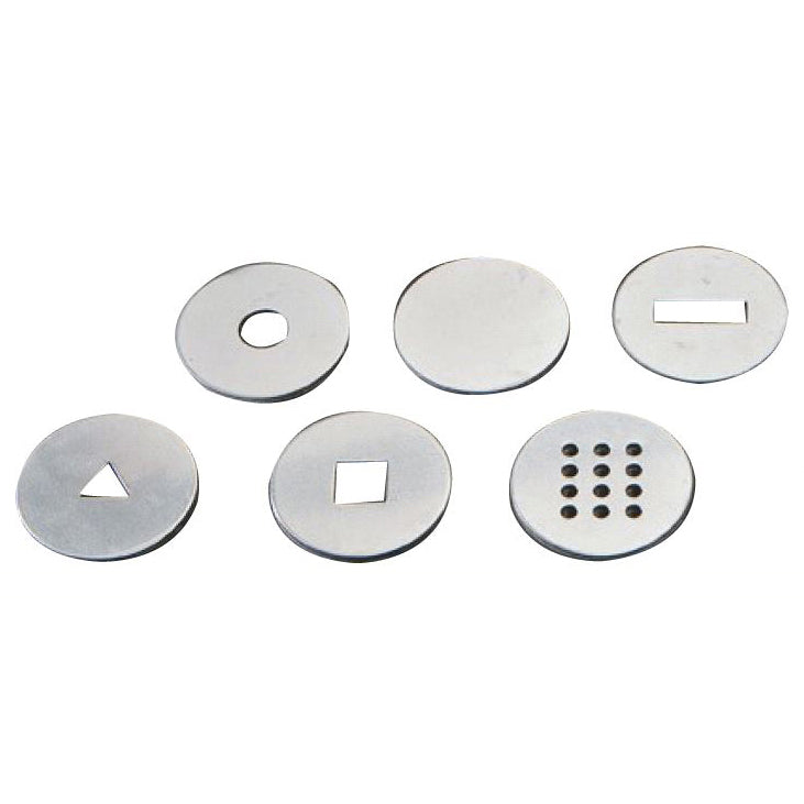 6 FILIERES PLEINES DE RECHANGE POUR HEX 65