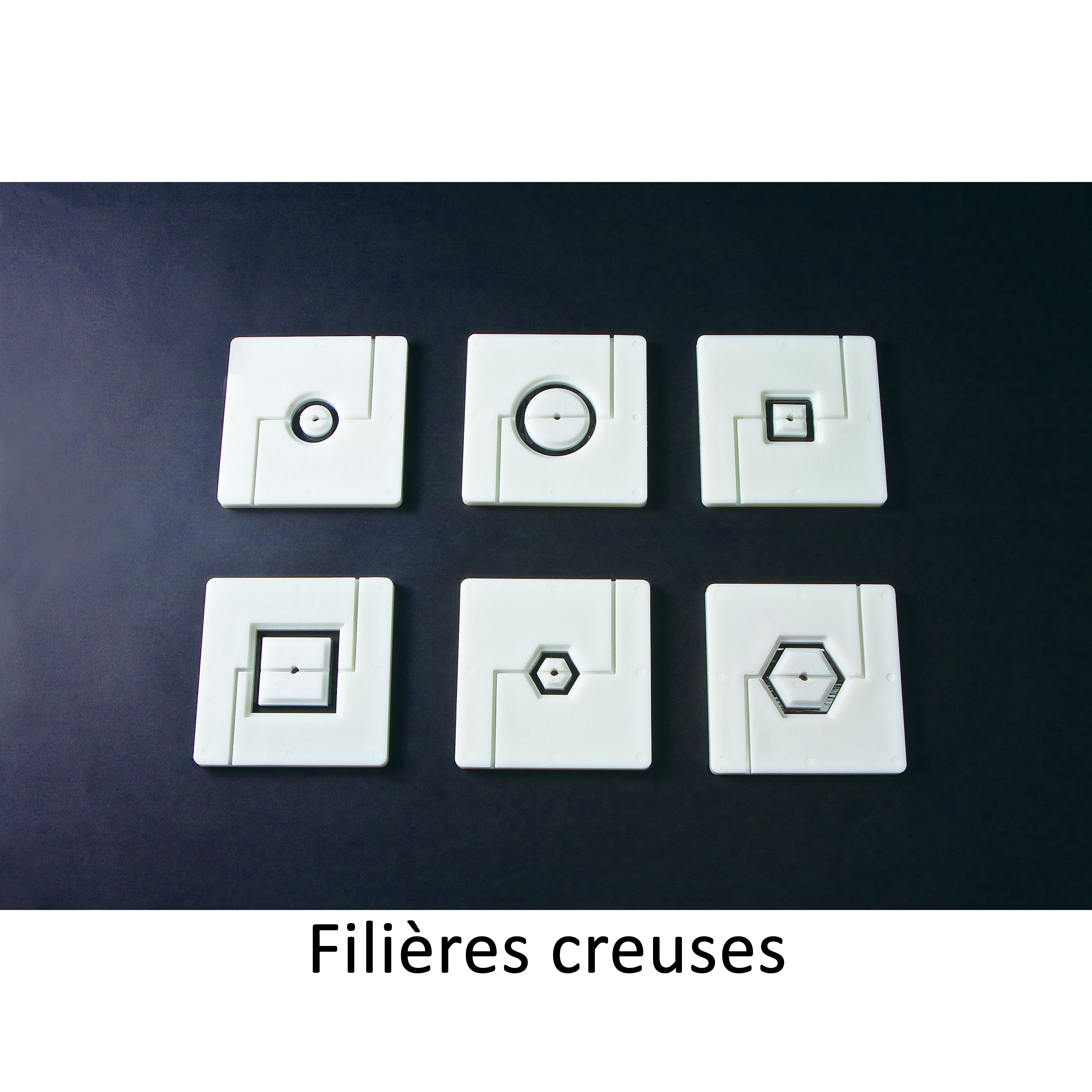 FILIERE MAIN Ø130MM + 12 EMBOUTS