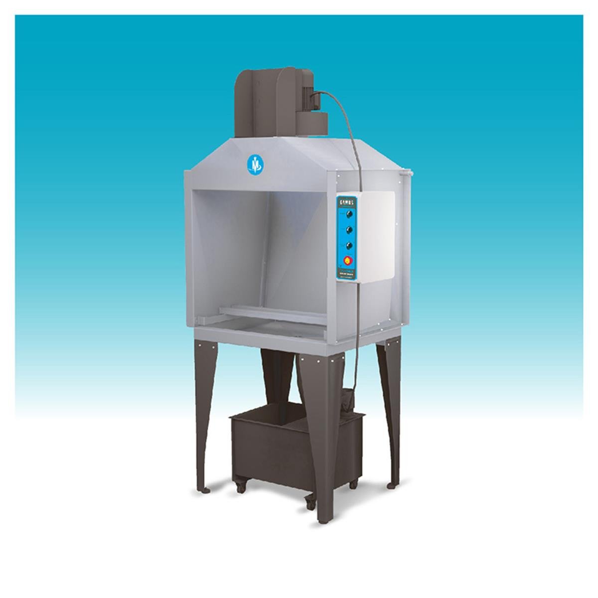 GMS43 CABINE D'EMAILLAGE RIDEAU D'EAU