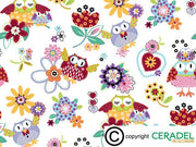 HOOT CHINTZ Dim.50X70cm/750-850°C