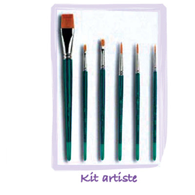 KIT ARTISTE-6 Pinceaux CERADEL