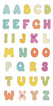 LETTRES COLOREES.31motifs.15/20mm maxi**