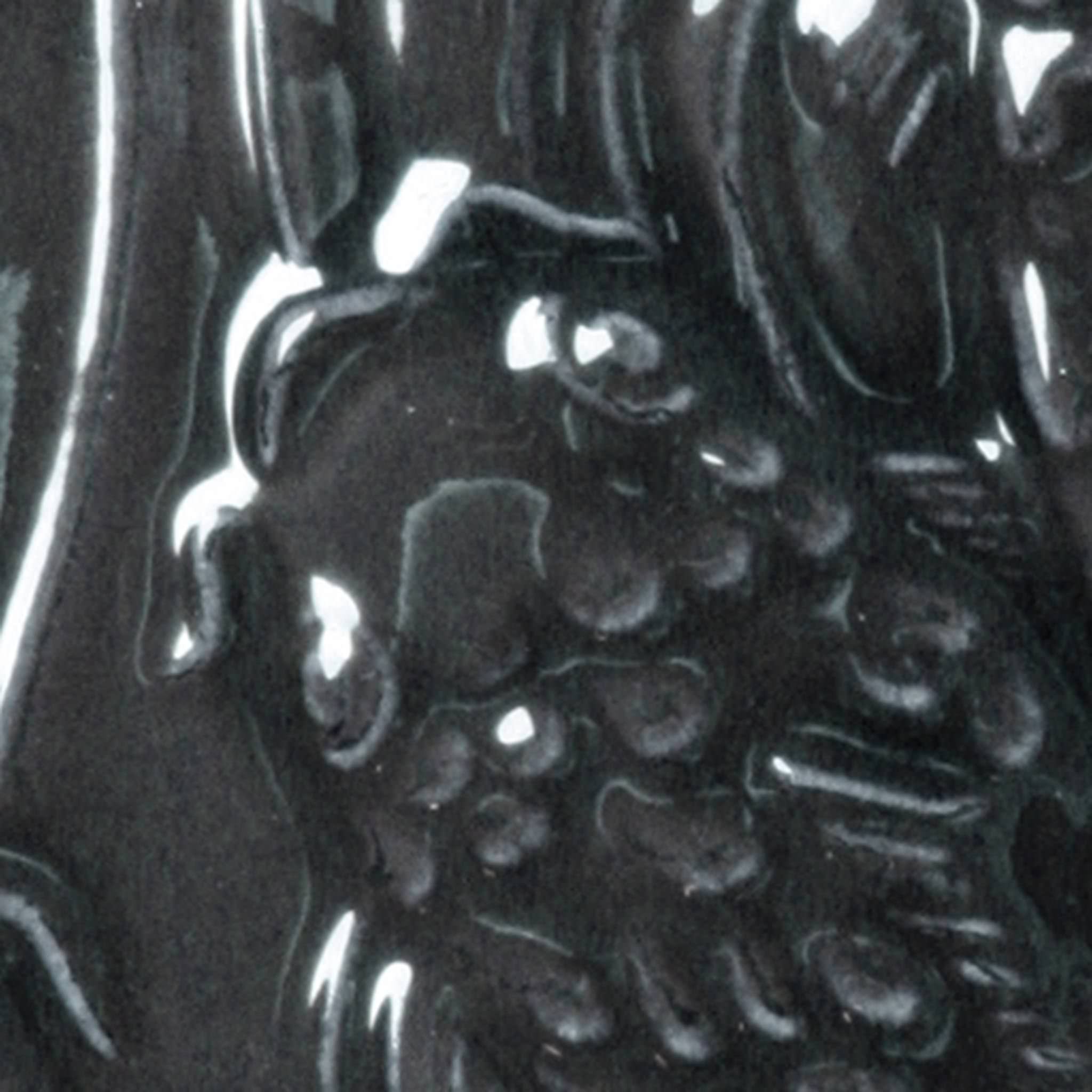 Émail brillant faïence Amaco - LG2 Black Lustre