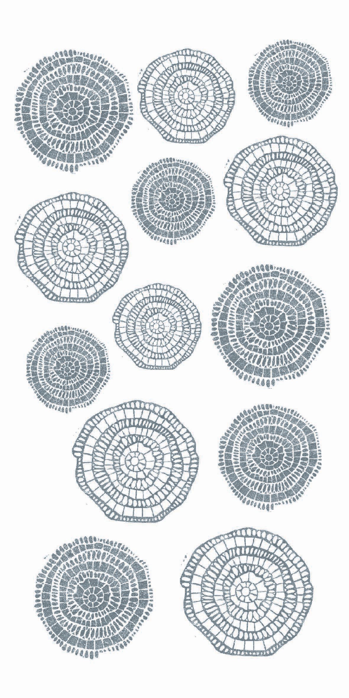 MOSAIQUE D'PLATINE.13motifs.25/40mm maxi**