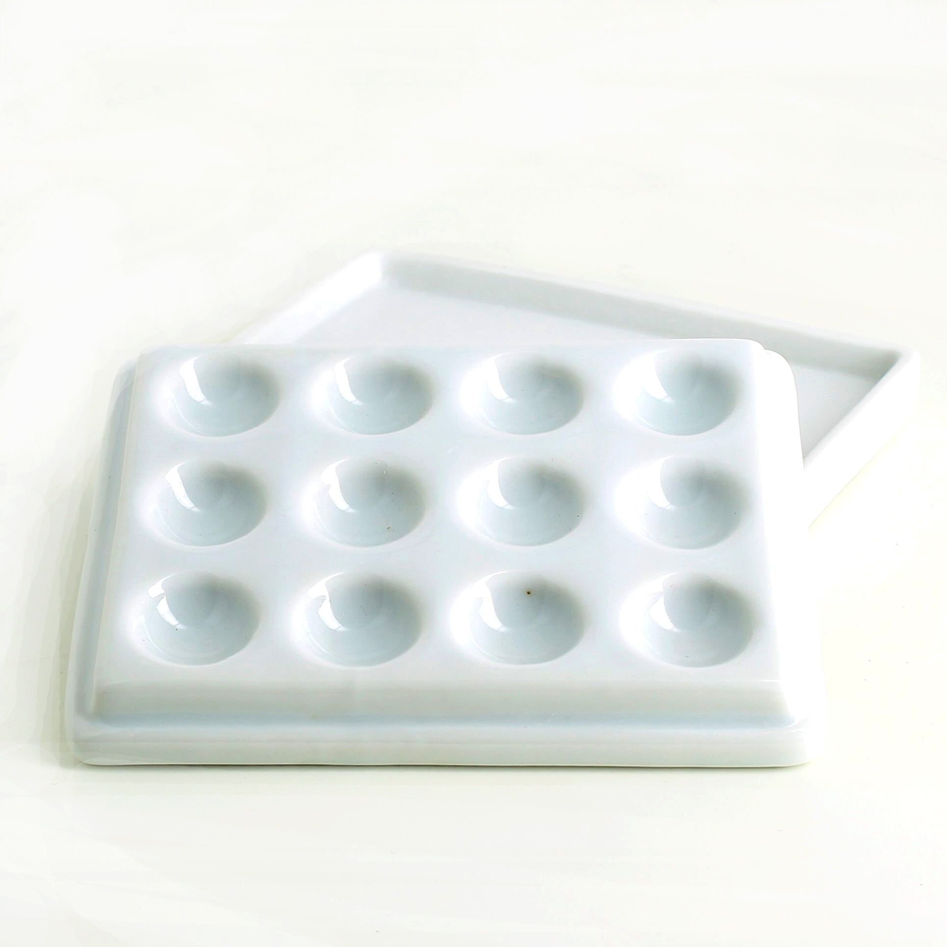 PALETTE 12 Encoches Porcelaine