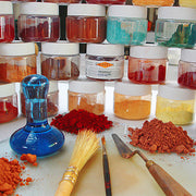 PALETTE 21 Grisailles 100grs+5 Jaunes d'argent+ambre 25grs