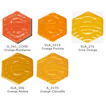 PALETTE DECOUVERTE EMAUX SANS PLOMB ORANGE