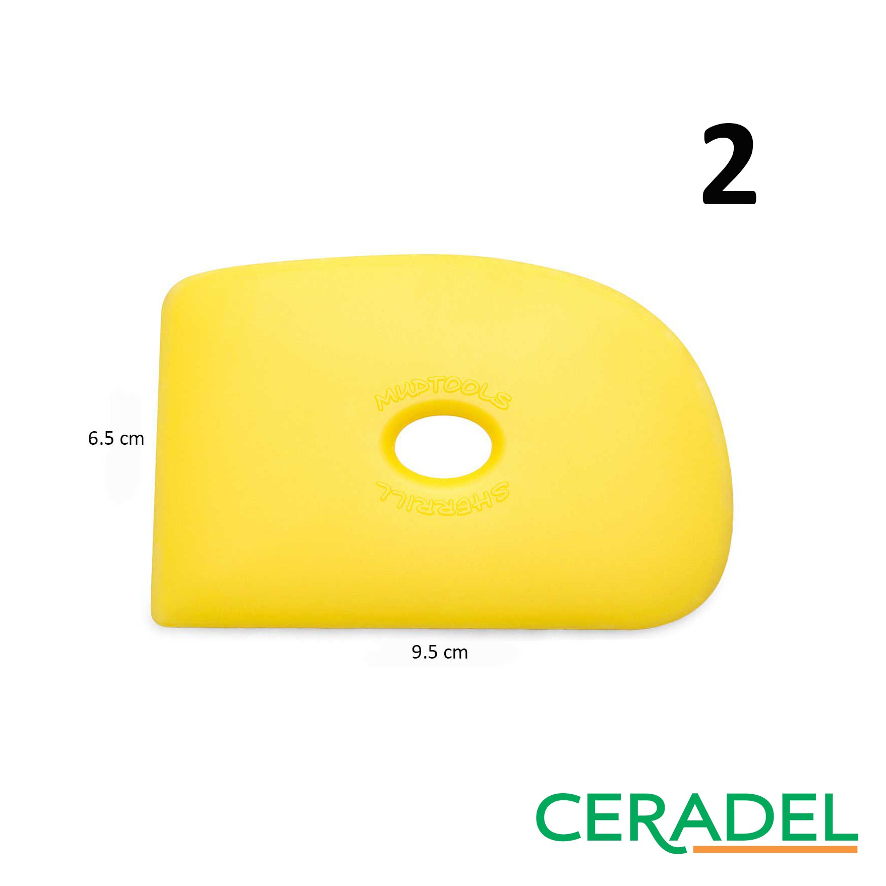 FLEXIBLER GELBER SPATEL (WEICH) MUDTOOLS