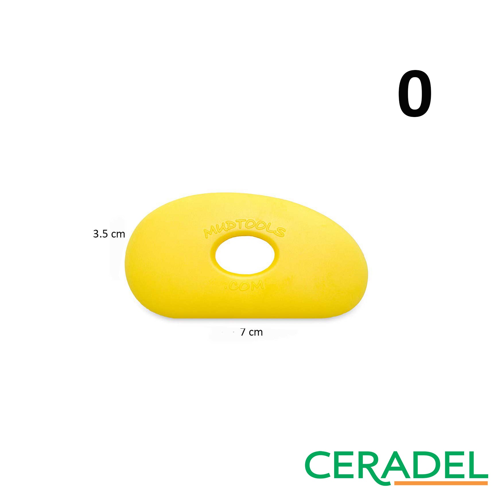 PALETTE FLEXIBLE JAUNE (SOUPLE) MUDTOOLS
