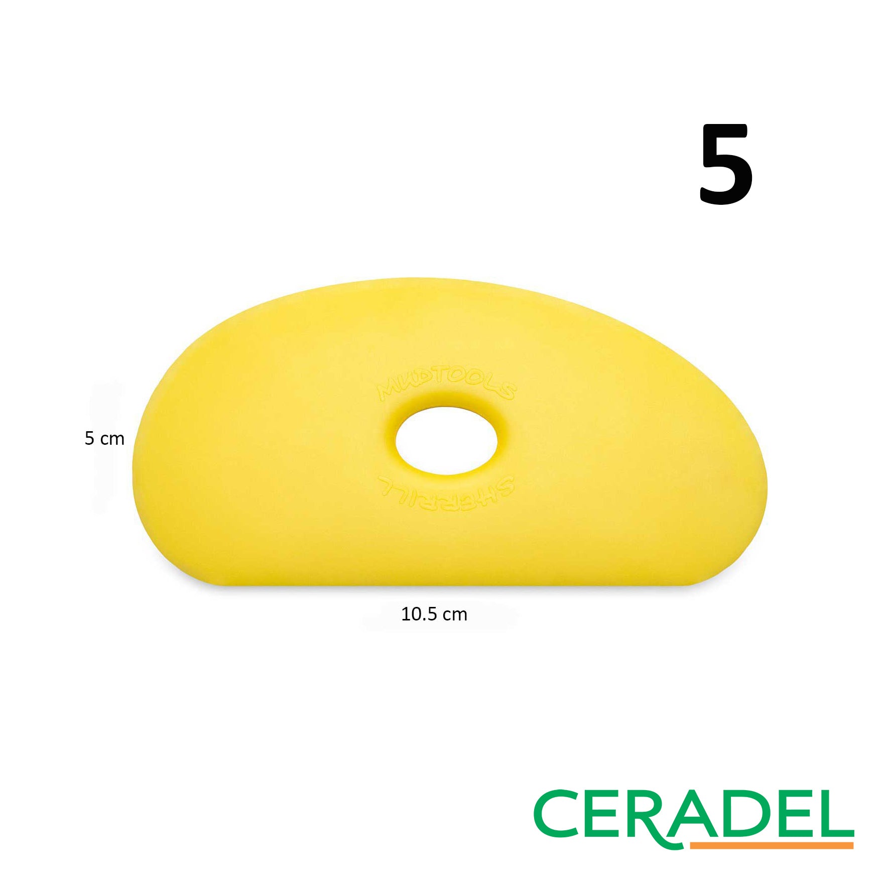 PALETTE FLEXIBLE JAUNE (SOFT) MUDTOOLS