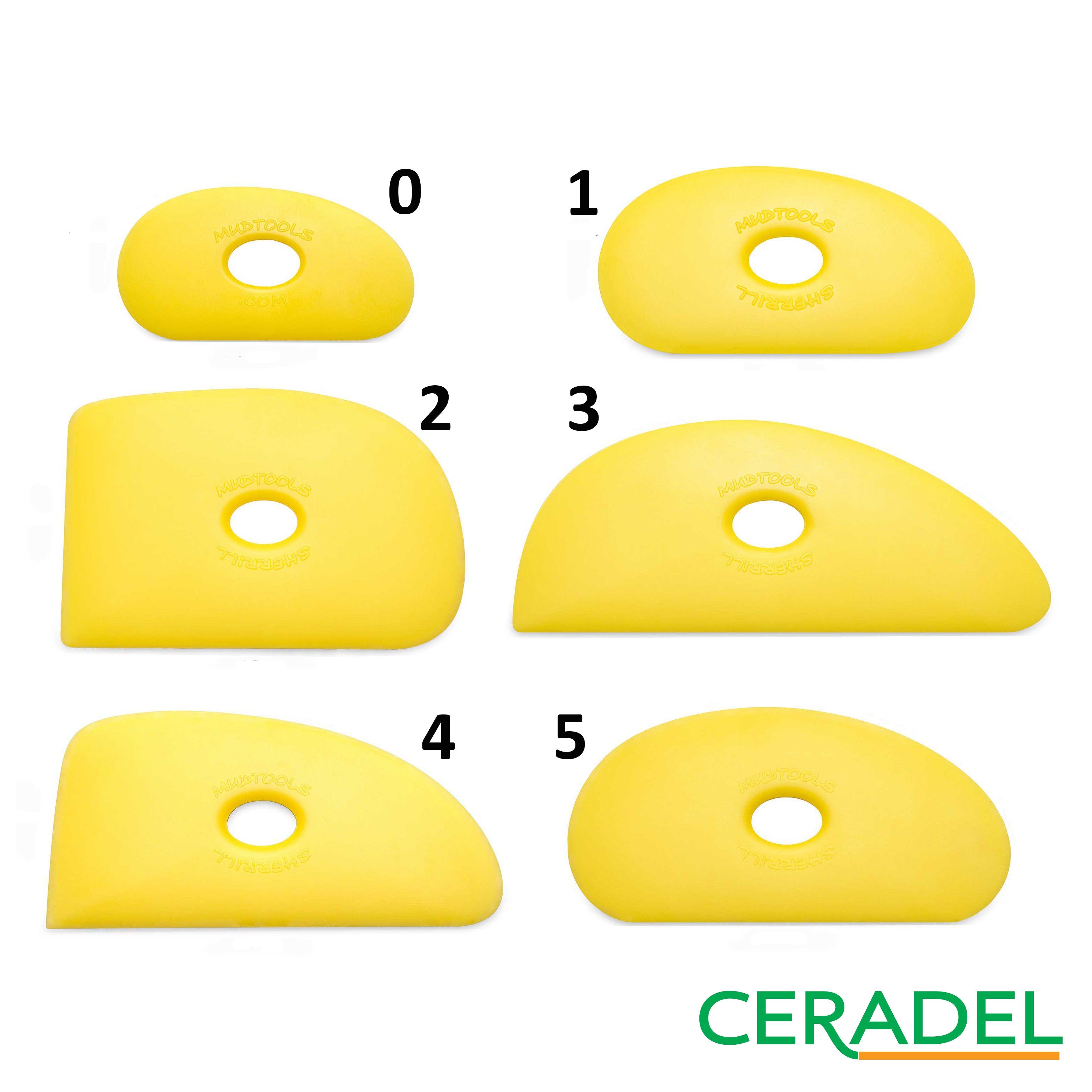 PALETTE FLEXIBLE JAUNE (SOFT) MUDTOOLS