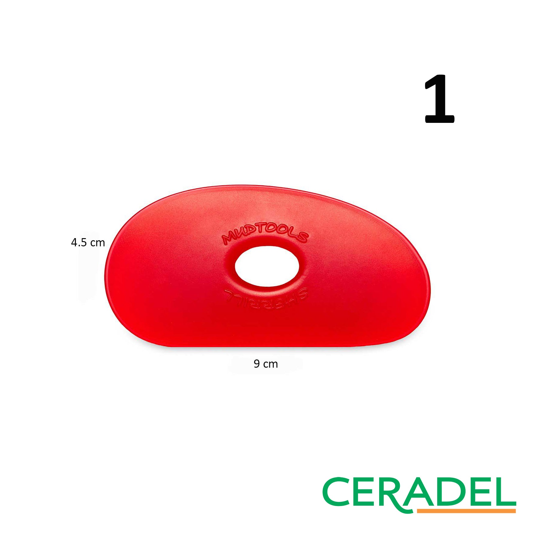 ROTE FLEXIBLE TONWERKZEUGE (SEHR WEICH) MUDTOOLS