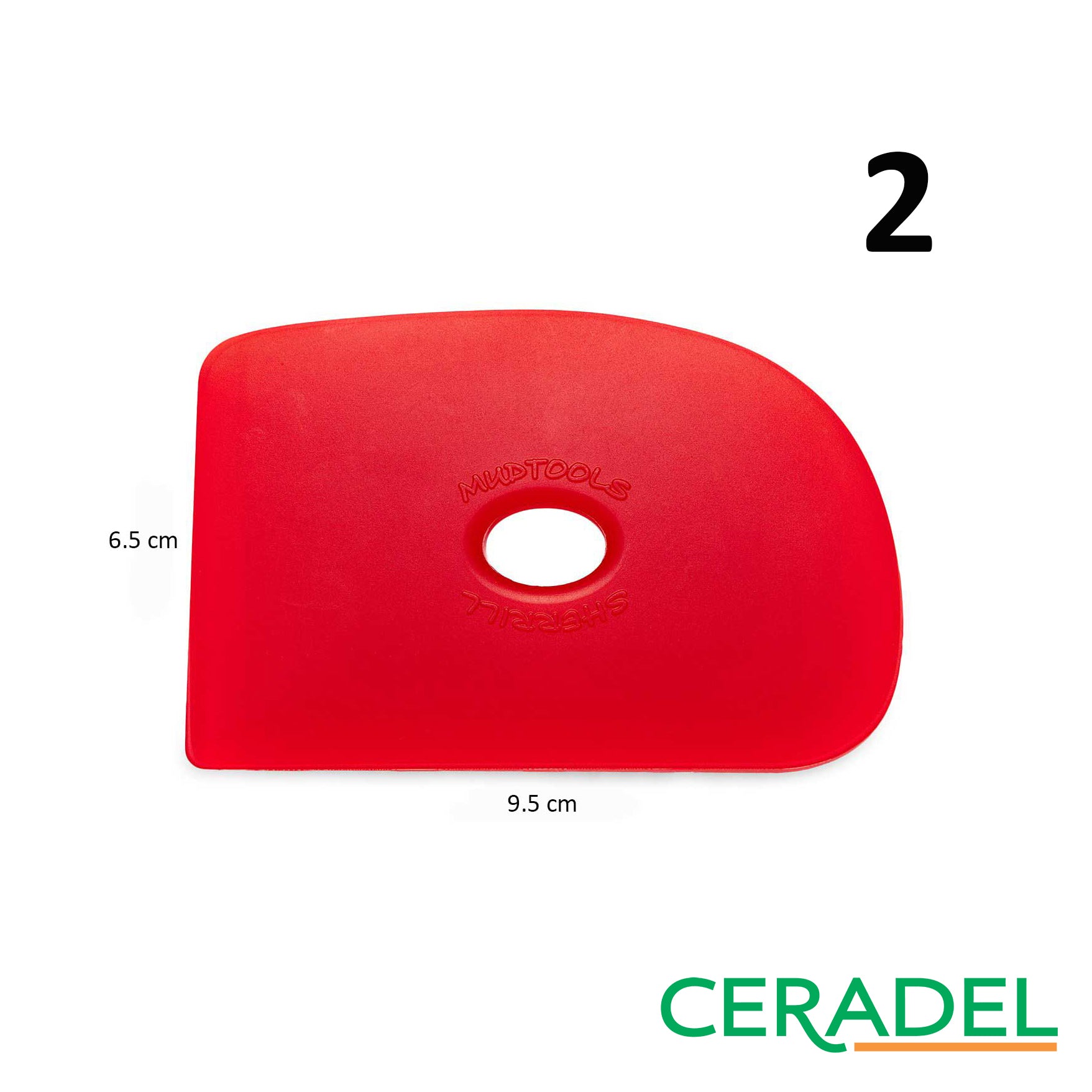 ROTE FLEXIBLE TONWERKZEUGE (SEHR WEICH) MUDTOOLS