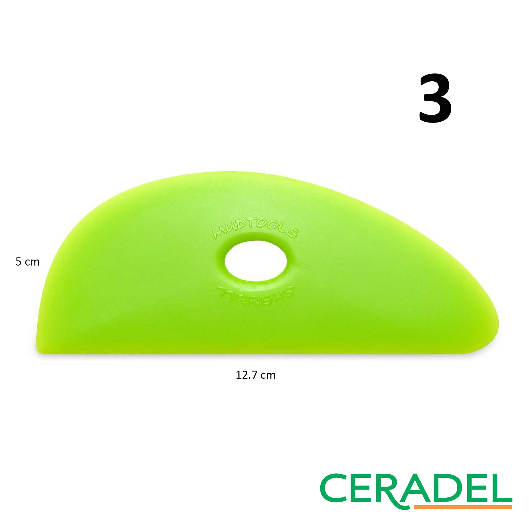 PALETTE FLEXIBLE VERT (MEDIUM) MUDTOOLS