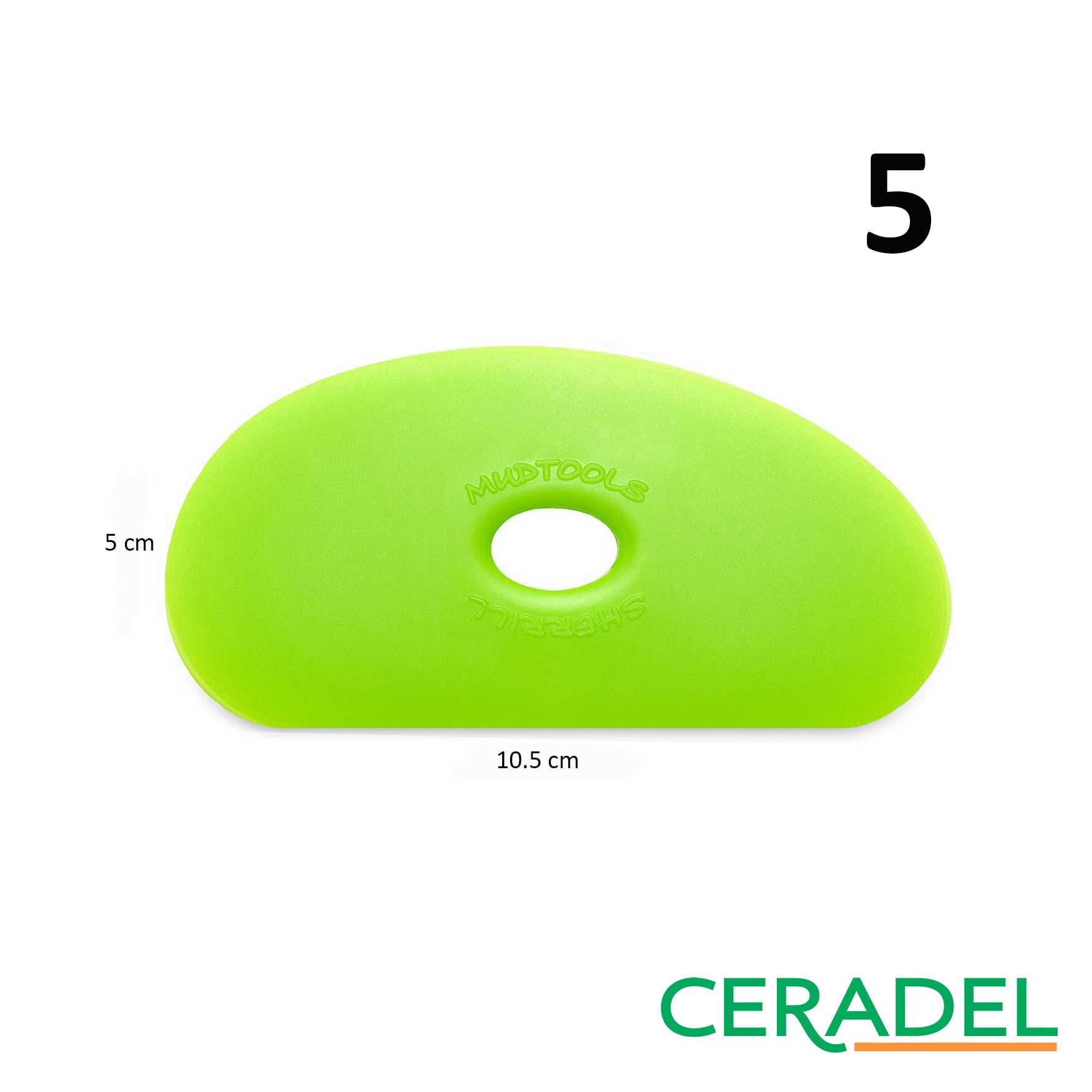 PALETTE FLEXIBLE VERT (MEDIUM) MUDTOOLS