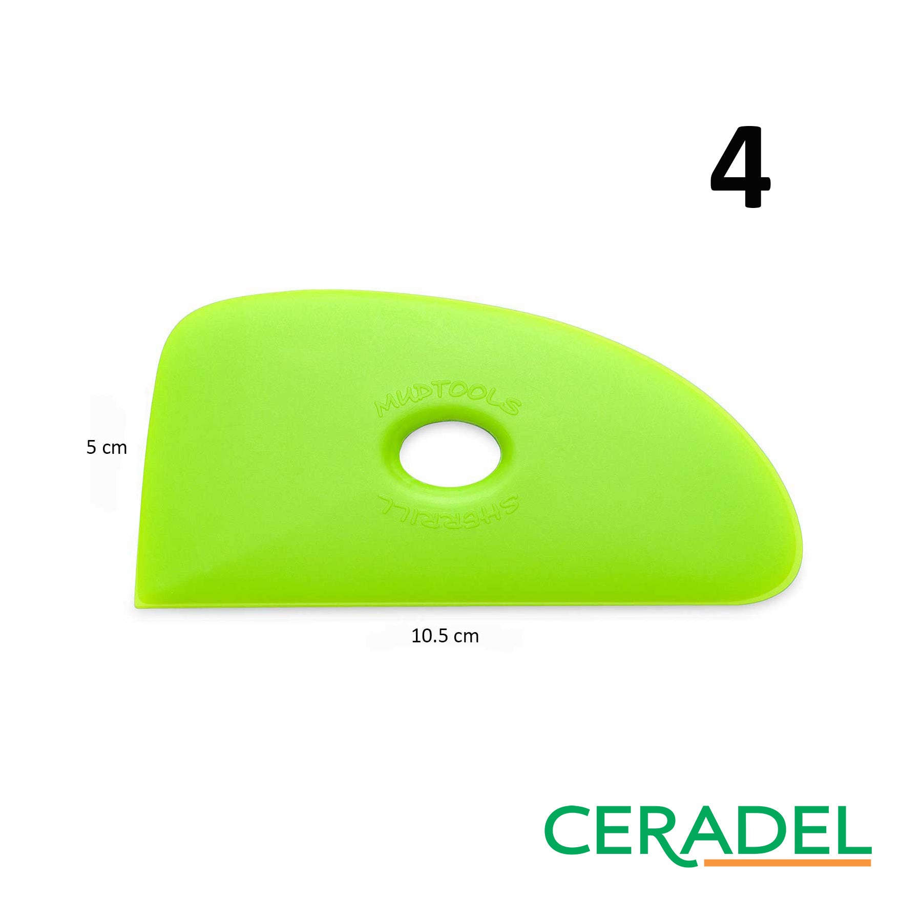 PALETTE FLEXIBLE VERT (MEDIUM) MUDTOOLS