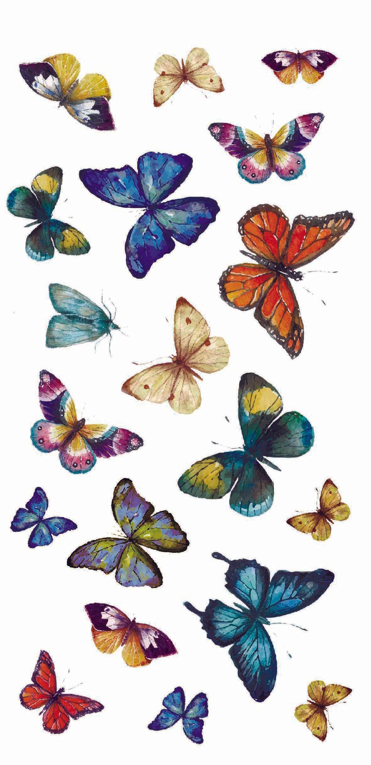 PAPILLONS.19motifs.15/40mm maxi**