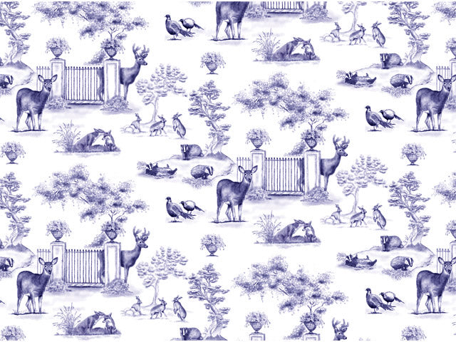PARKLAND BLUE CHINTZ Dim.50x70cm/750-850°C