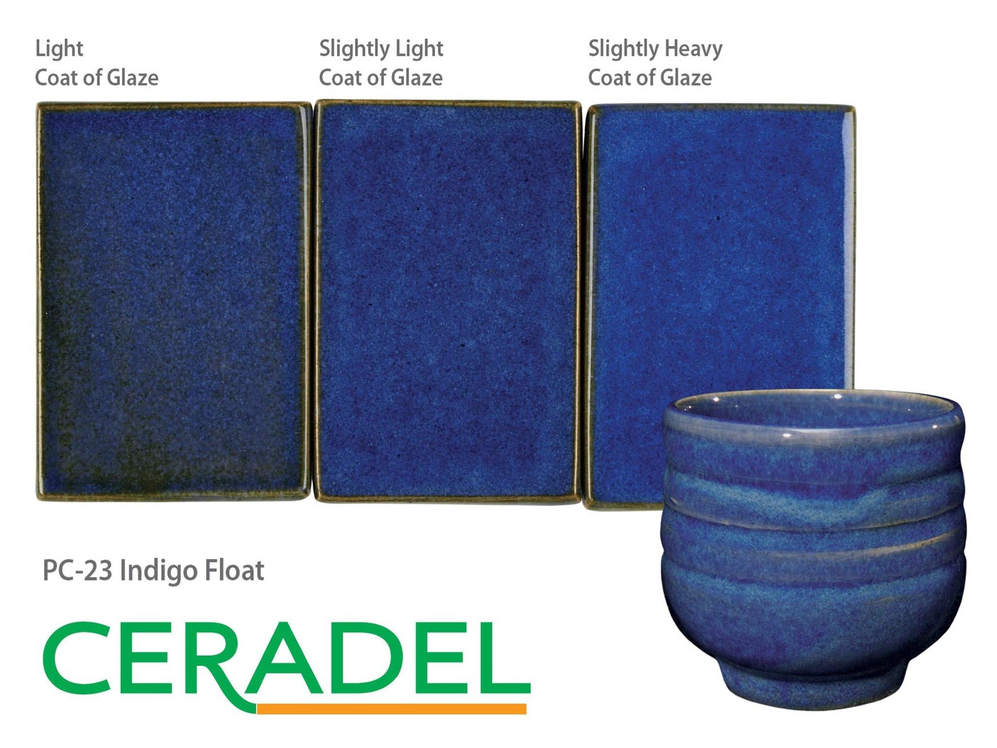 Émail à effets grès & porcelaine Amaco - PC23 Indigo Float