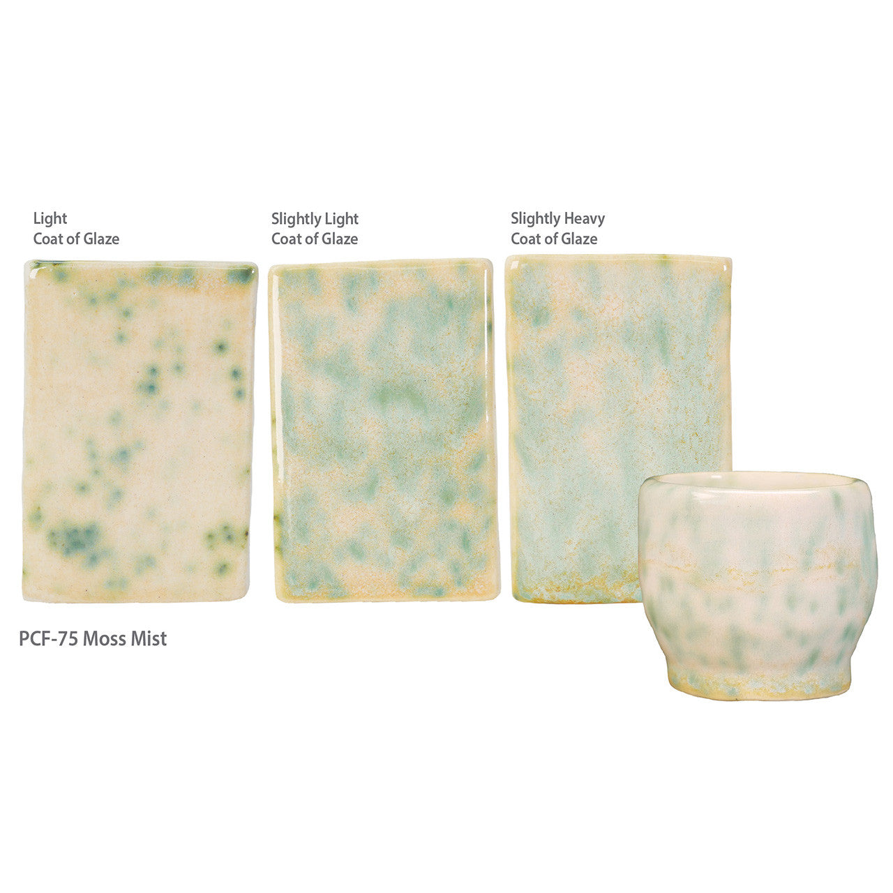 Émail à effets grès & porcelaine Amaco - PCF-75 Moss Mist