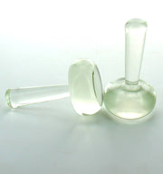 PILON VERRE Diam.60 - Haut.100mm/dépoli 40mm