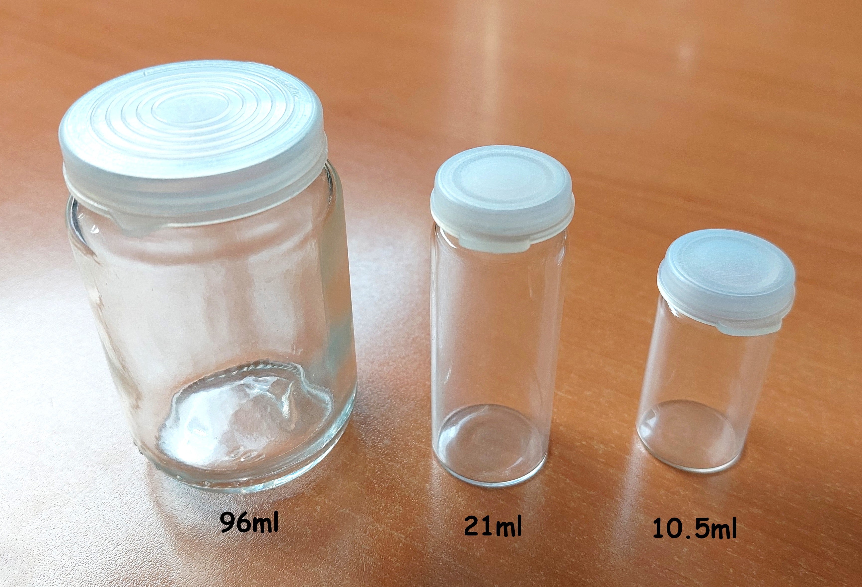 PILULIER VERRE 96ml + Bouchon SNAP-CAP Diam.38,5mm